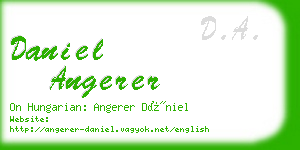 daniel angerer business card
